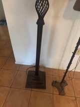 Traditional Floor Lamp with Brown Shade - Image 4