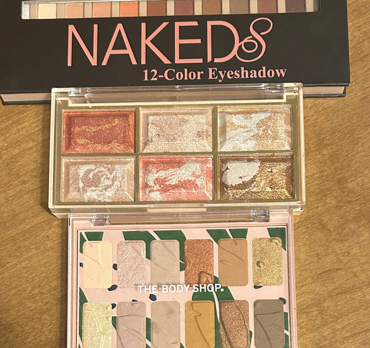 Urban Decay Naked 1, 2, 3 & The Body Shop Palette Bundle