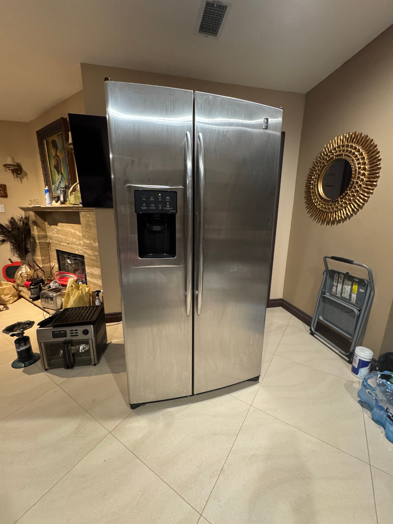 side-by-side refrigerator