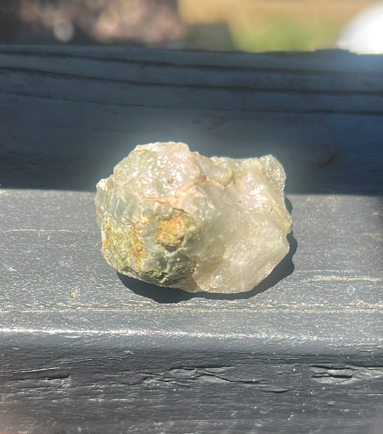 Raw Quartz Crystal Specimen with Mineral Inclusions