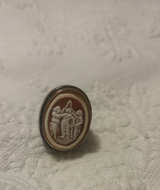Vintage Classical Scene Cameo Ring - Image 1