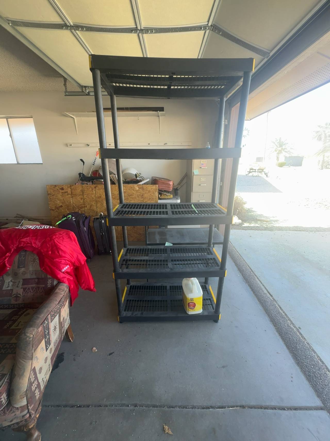Heavy Duty 5-Tier Plastic Shelving Unit 