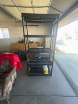 Heavy Duty 5-Tier Plastic Shelving Unit  - Image 1