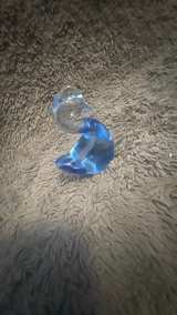 Blue Glass Swan Figurine - Image 4