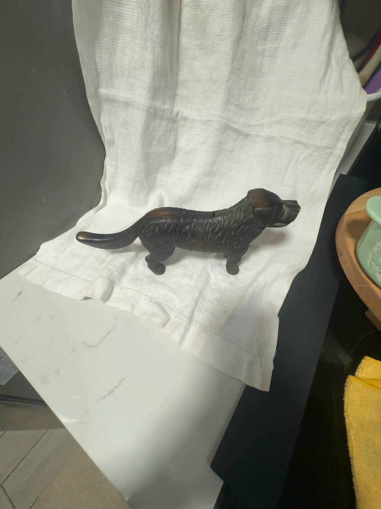 A.C. Williams St. Bernard Cast Iron Coin Bank