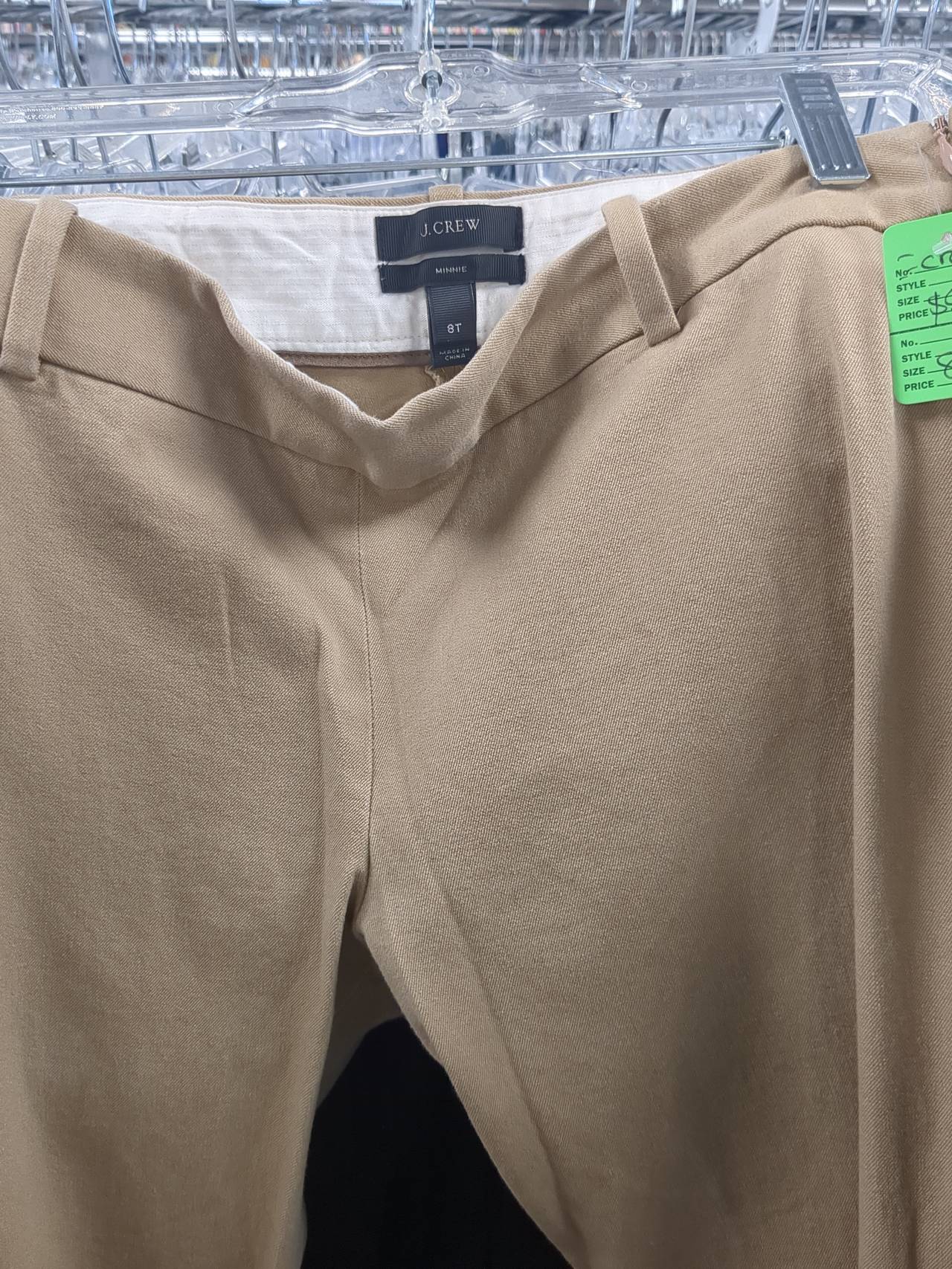 J.Crew Minnie Pant in Bi-Stretch Cotton