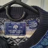 Northern Lights Custom Design Haida Eagle Cardigan Women's Small Cotton Sweater - Image 5