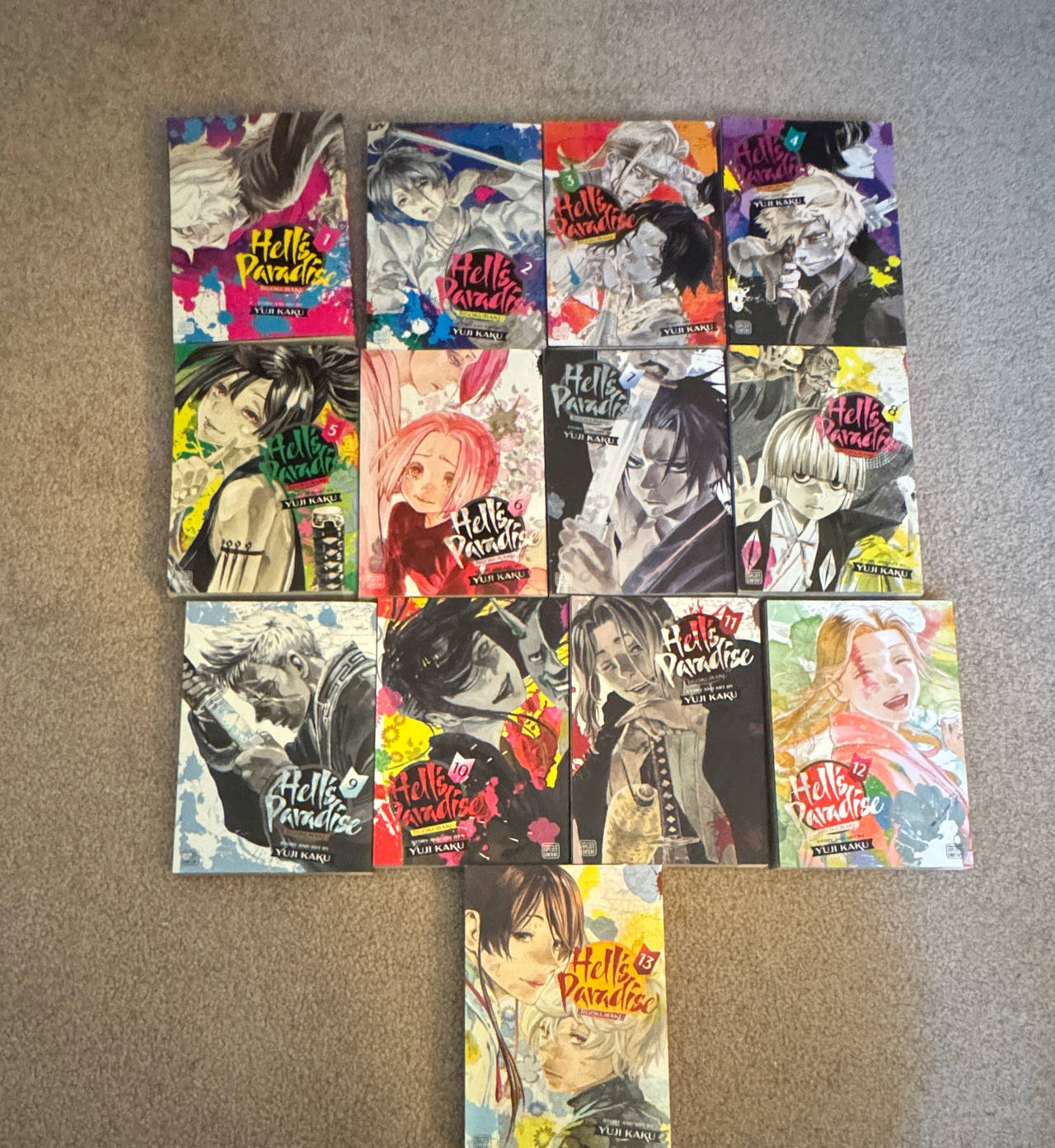 Hell's Paradise: Jigokuraku Manga Set Vol. 1-13 English