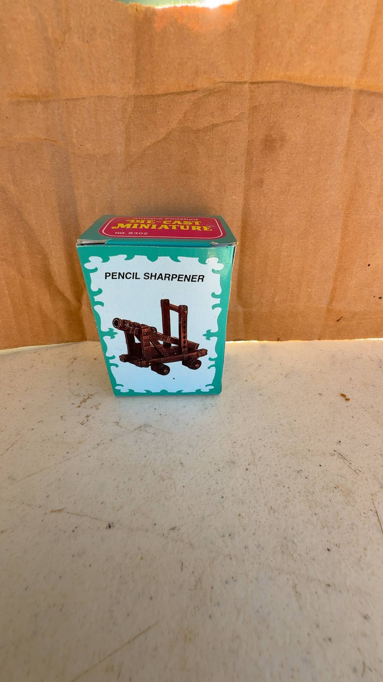 Treasure Gurus Vintage Die-Cast Metal Pencil Sharpener