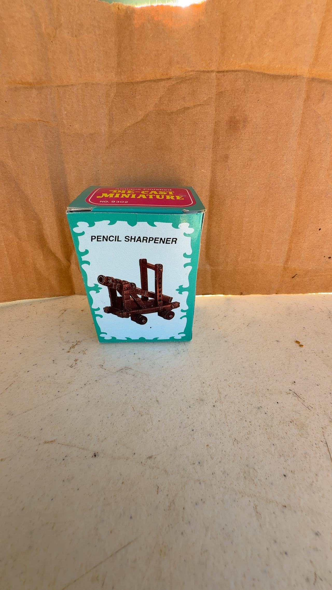 Treasure Gurus Vintage Die-Cast Metal Pencil Sharpener