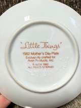 Avon Little Things Mother’s Day Plate 5" 1982 - Image 2