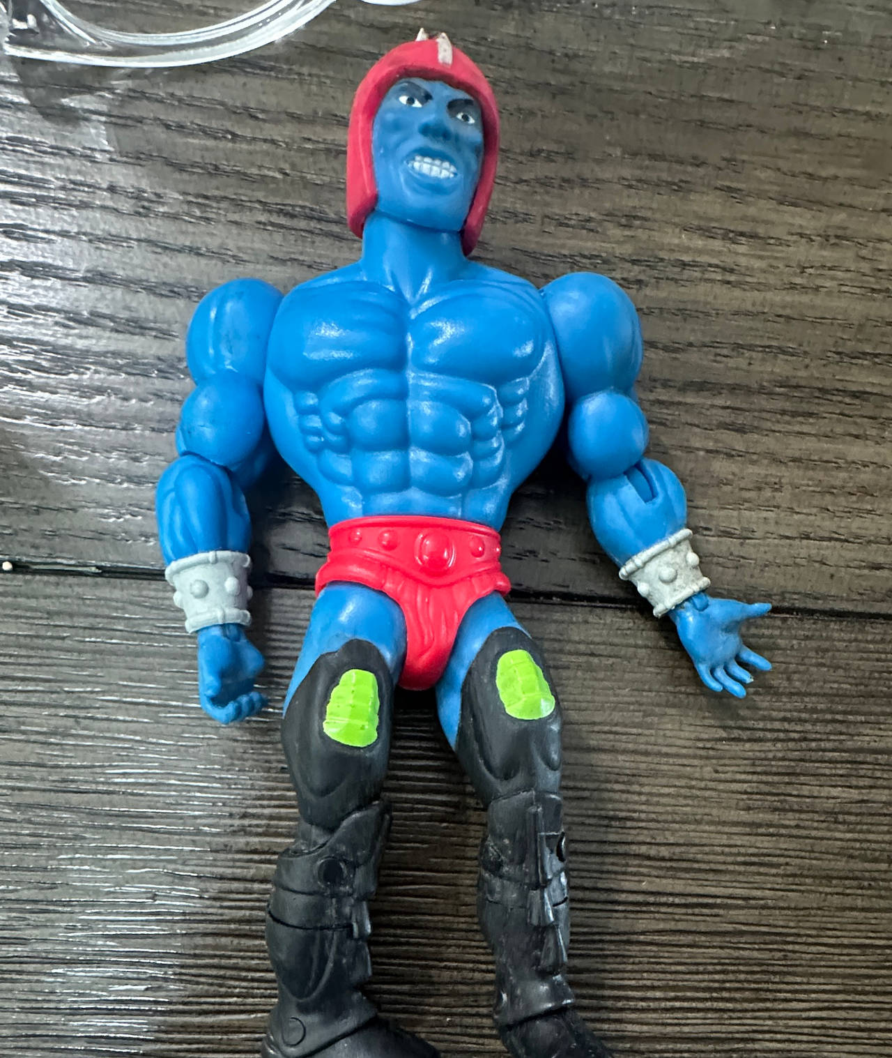 Masters of the Universe Trap Jaw retro action figure.