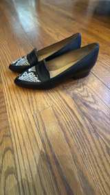 Avellini Leather Size 6 Loafer Pumps - Image 3