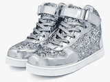 Wooowyet Size 45 ( Women's 11.5 ) Glitter Shoes Kids High Top Sneakers Party - Image 2