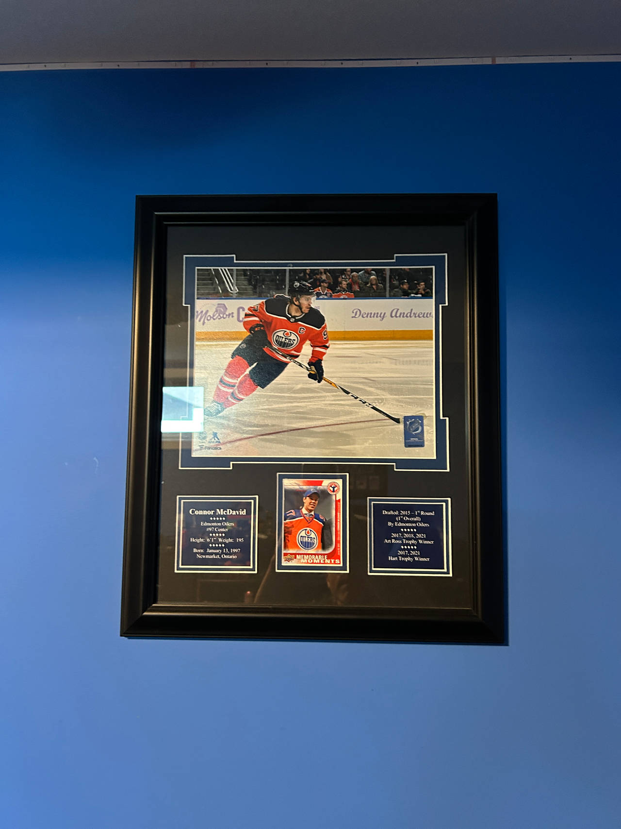 Connor McDavid Edmonton Oilers Framed Memorabilia