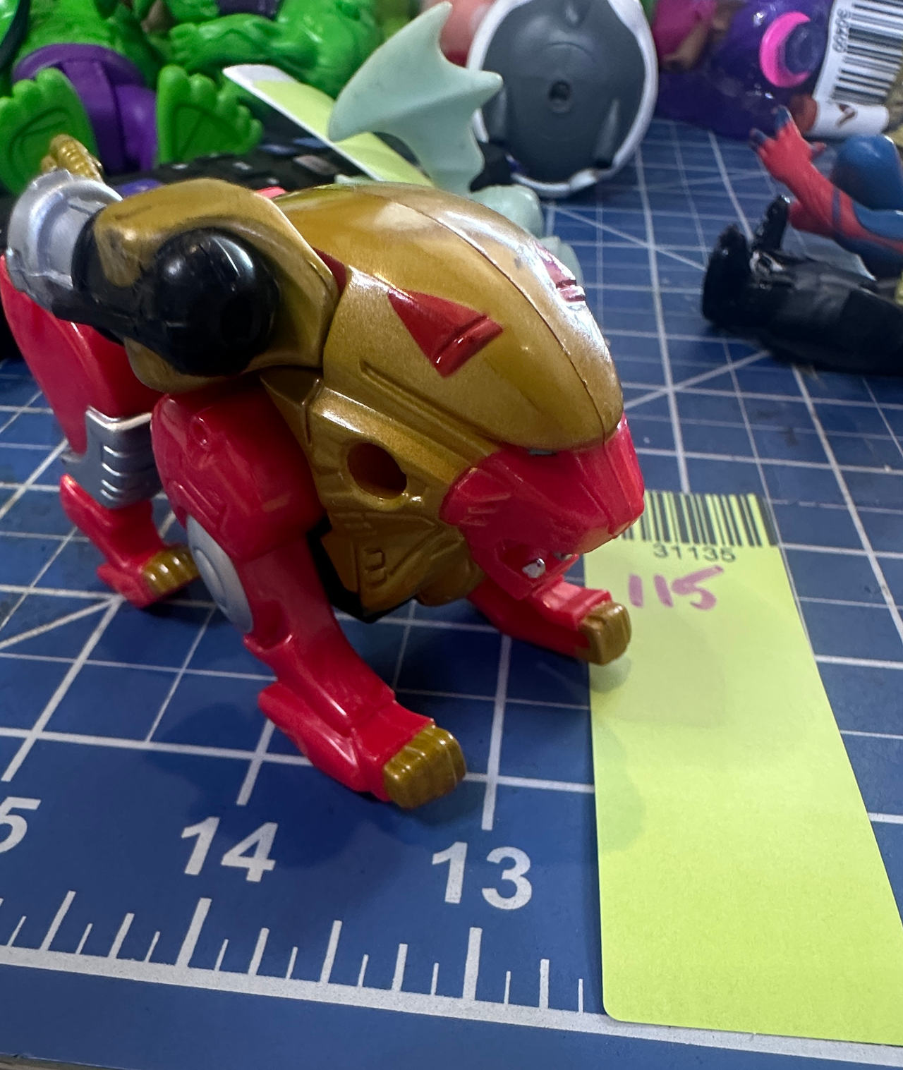 Power Rangers Wild Force Red Lion Wildzord
