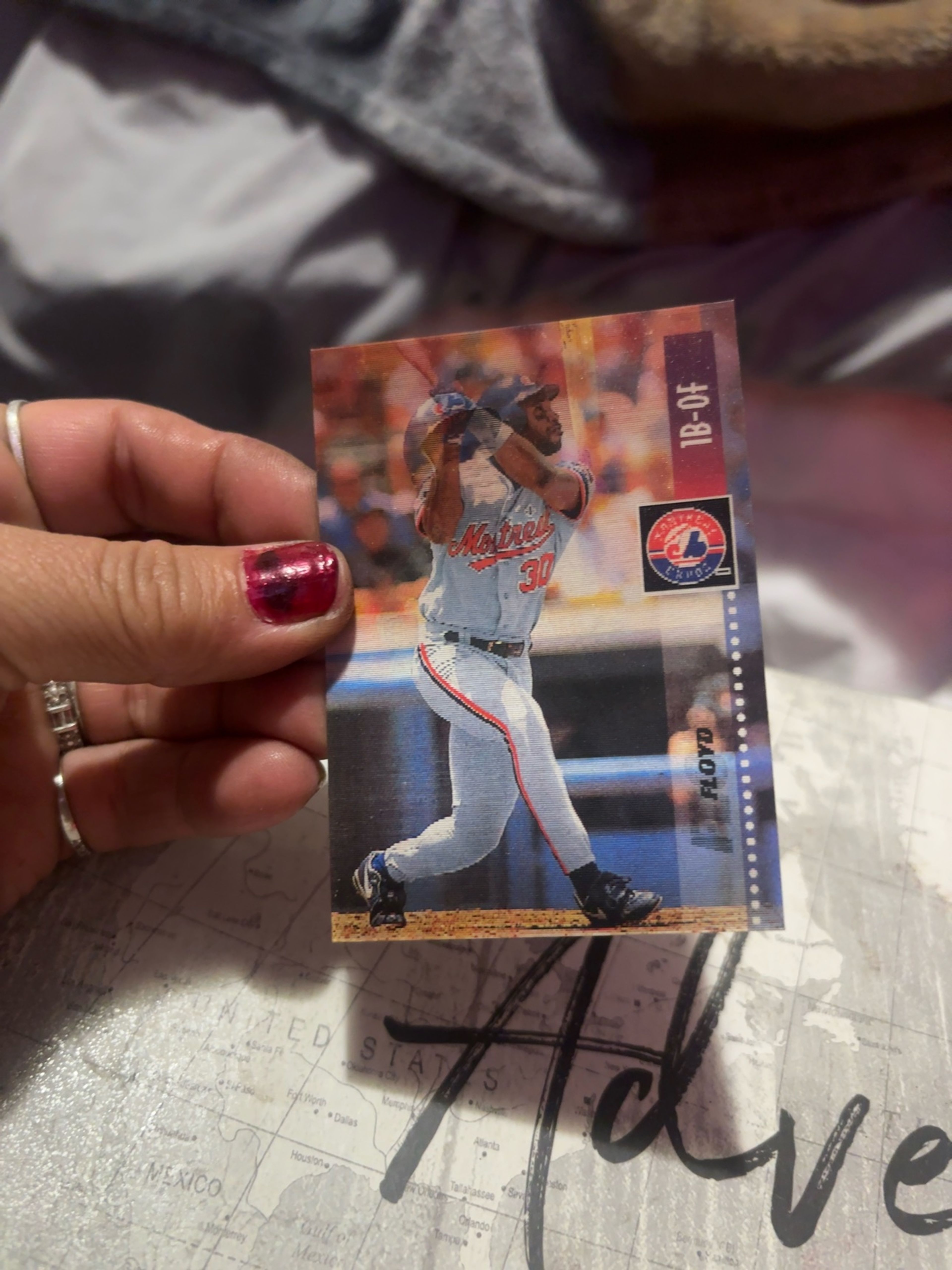 Cliff Floyd 1995 Sportflix Artist's Proof #19