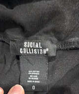 Social Collision Black Cotton Spandex Clothing Size 0 L/XL - Image 1