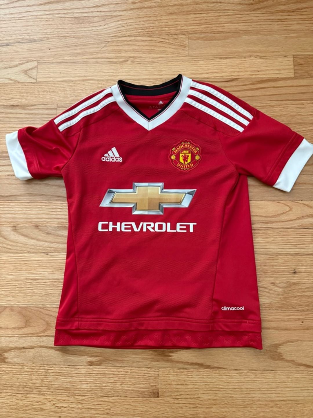 Adidas Manchester United 2015-16 Home Jersey Youth Red
