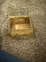 Vintage Ormolu Beveled Glass Jewelry Box - Image 3