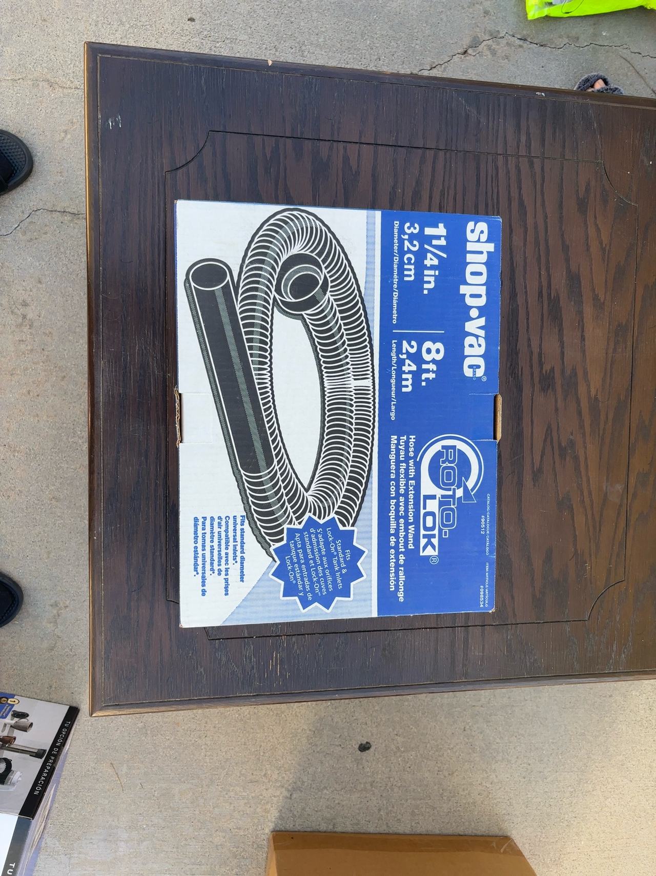 Shop-Vac 8-Foot 2-1/2" Plastic Vacuum Hose