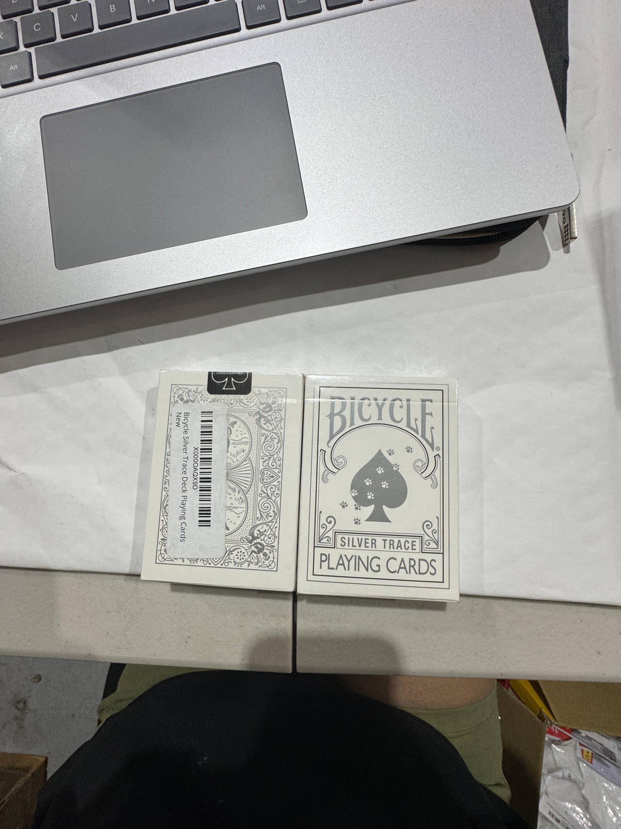 Bicycle Silver Trace Playing Cards