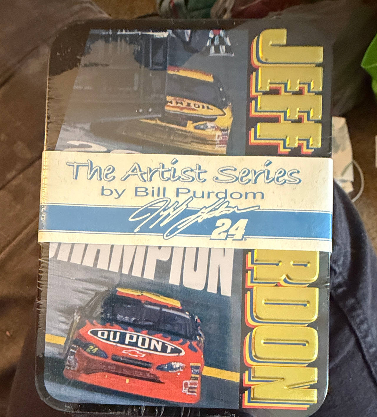 Jeff Gordon The Artist Series by Bill Purdom Collector Tin