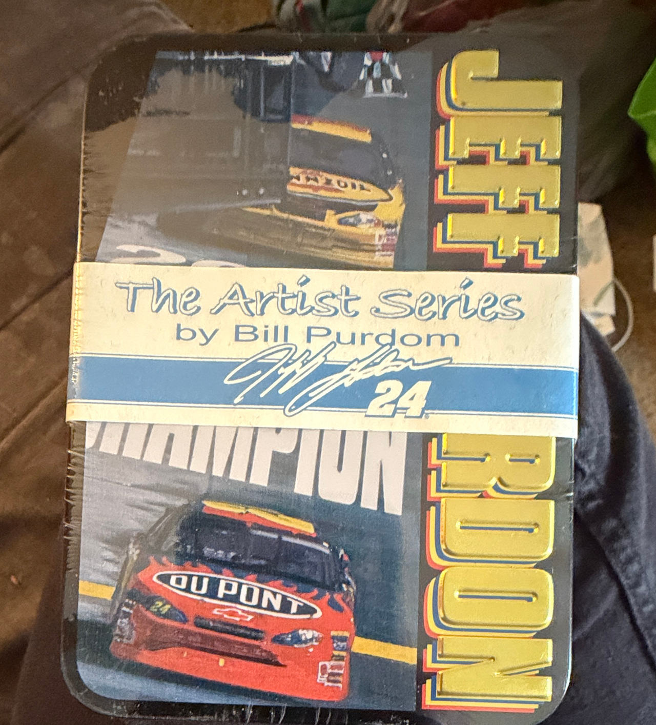 Jeff Gordon The Artist Series by Bill Purdom Collector Tin
