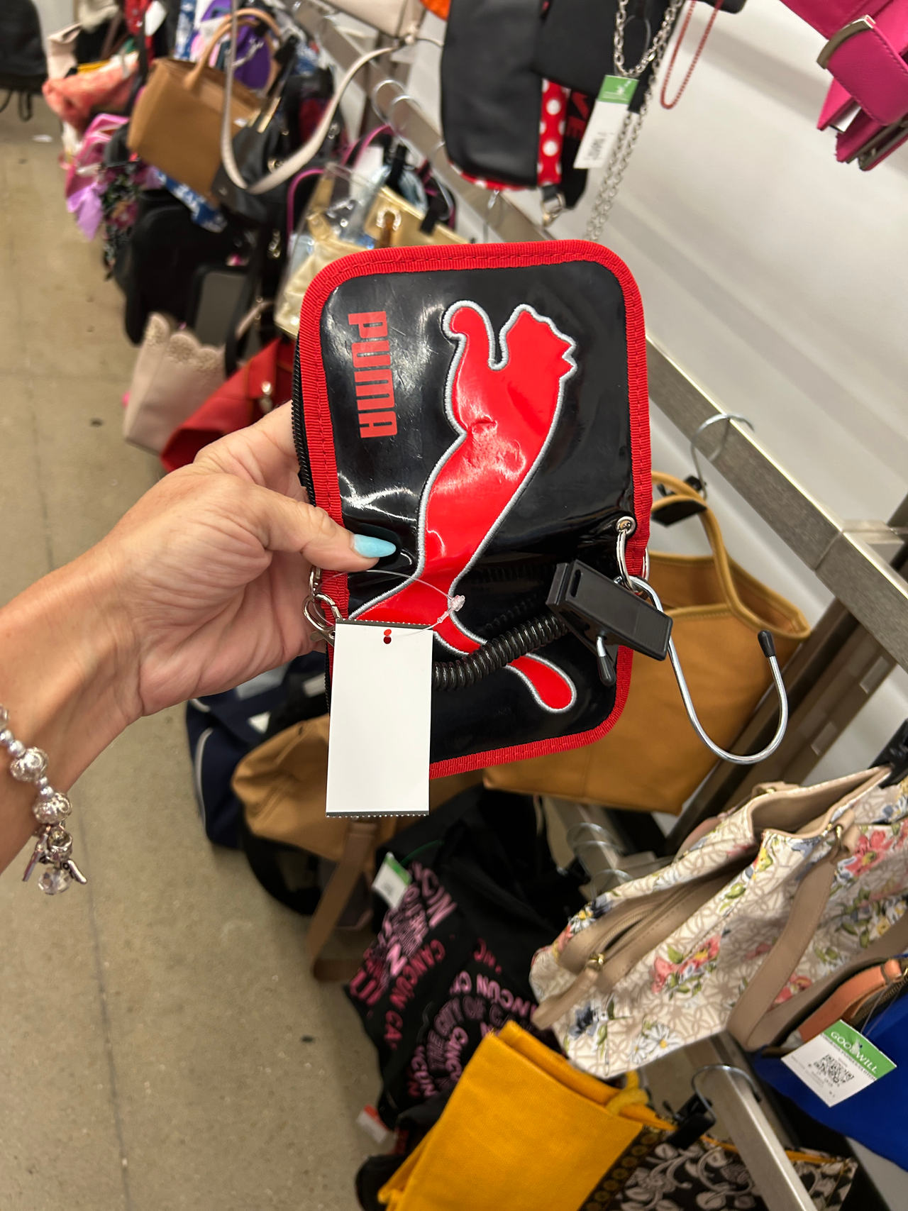 Puma zippered pouch