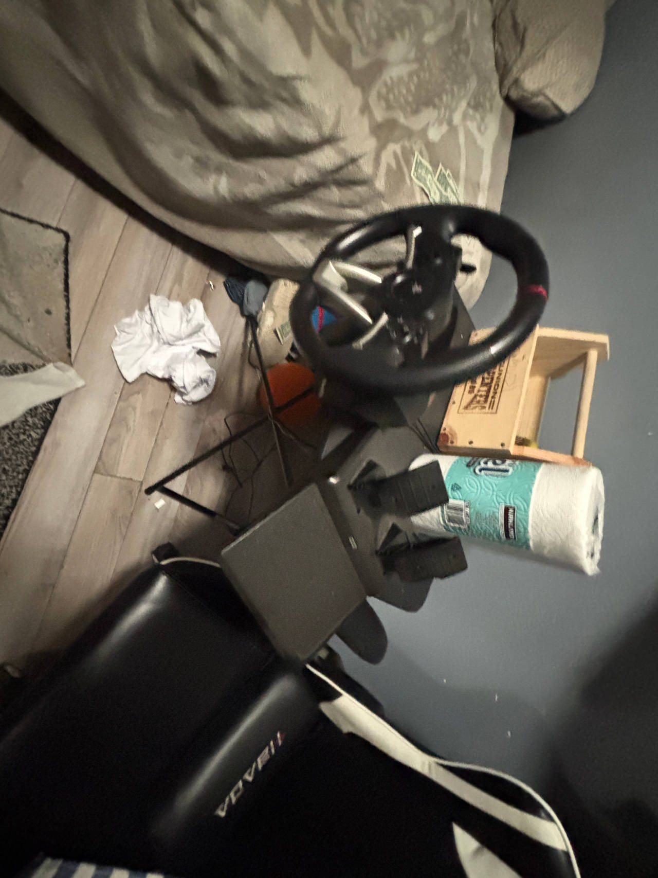 Racing Wheel and Pedal Set