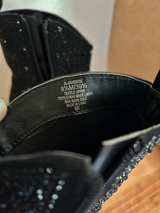 Jessica Simpson Oviedo 2 Black Rhinestone Western Ankle Boots - Image 8