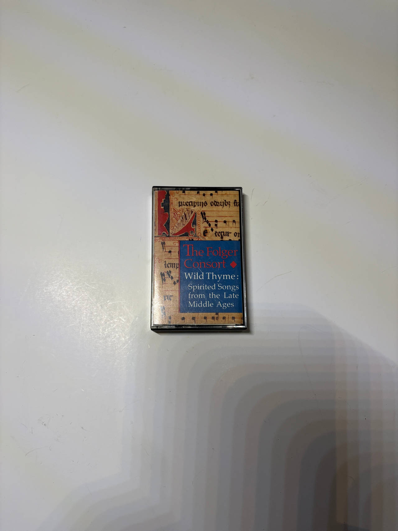 The Folger Consort - Wild Thyme: Spirited Songs from the Late Middle Ages Cassette Tape