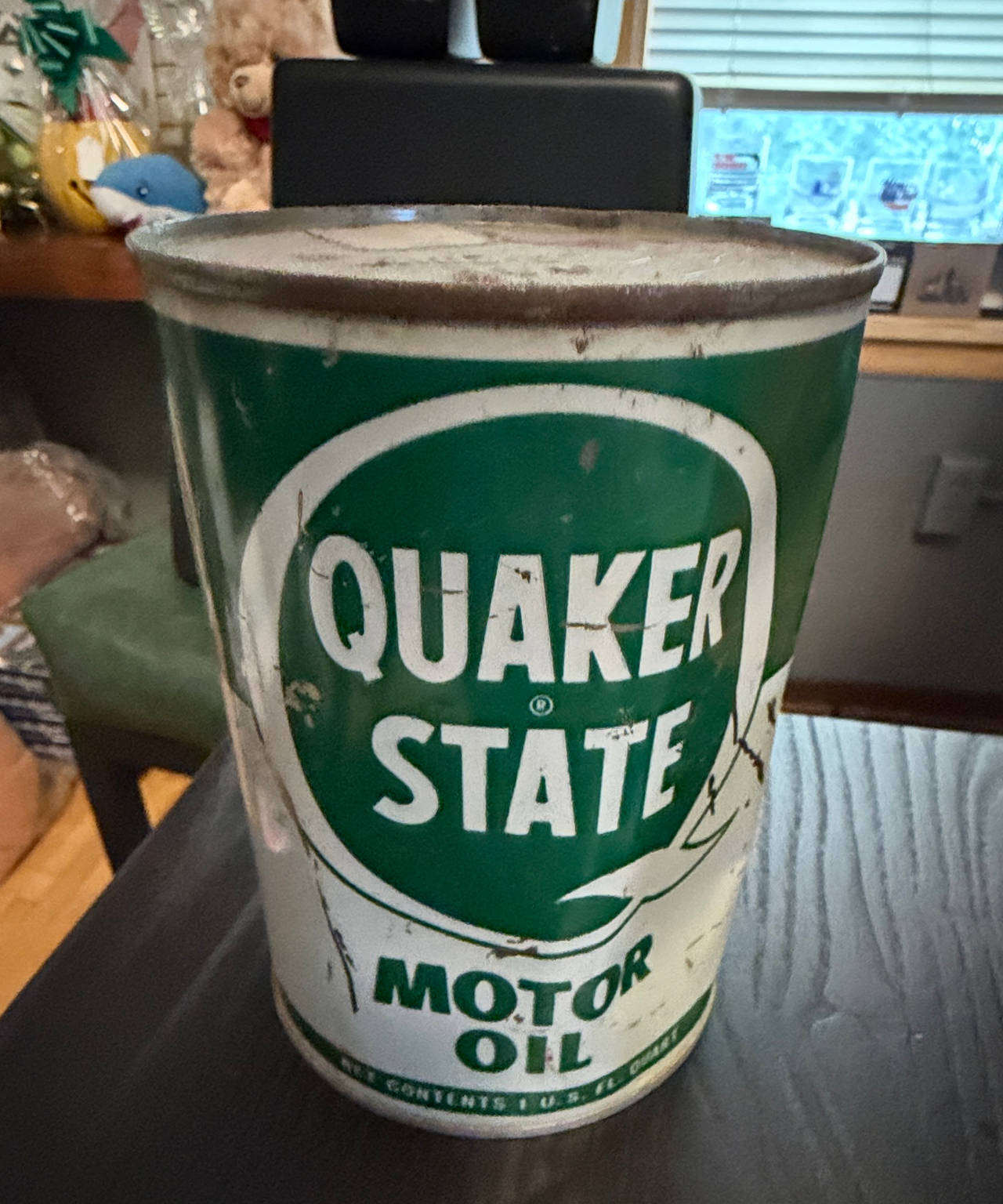 Quaker State Vintage 1 Quart Motor Oil Can