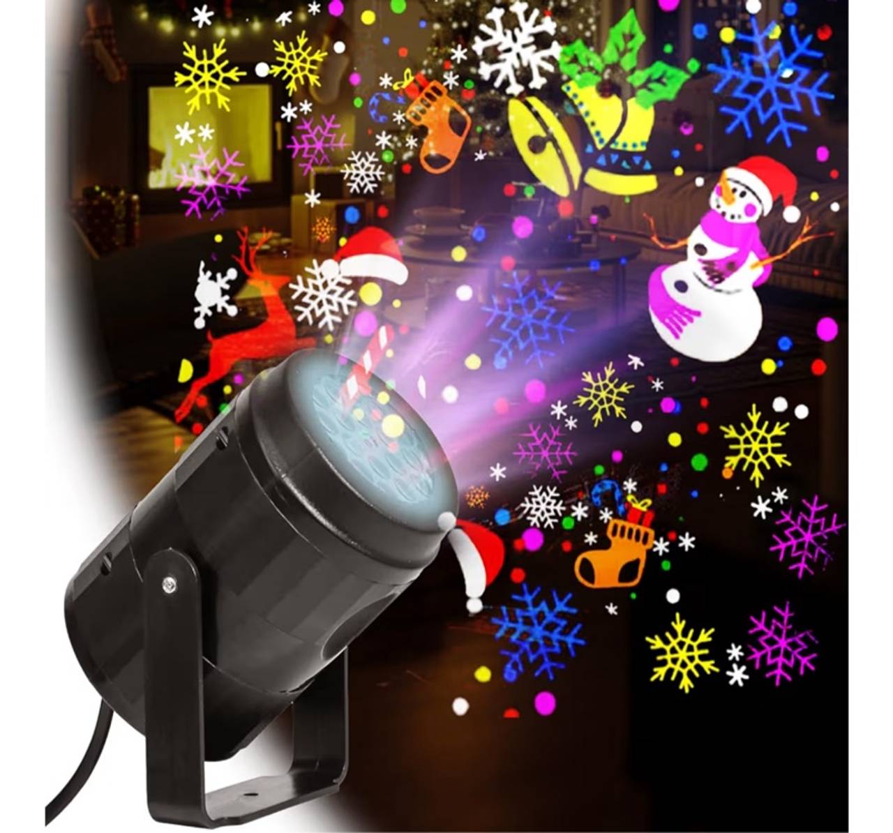 YNYFUNY Christmas Projector Lights Outdoor/Indoor, Led Projector Decorative
