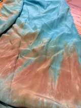 Candied Fabrics Hand Dyed Silk Scarf Earth & Sky - Image 2