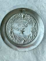 Decorative Pewter Wall Plate - Image 2