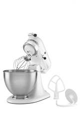 KitchenAid Classic 4.5 Quart Tilt-Head Stand Mixer White - Image 3