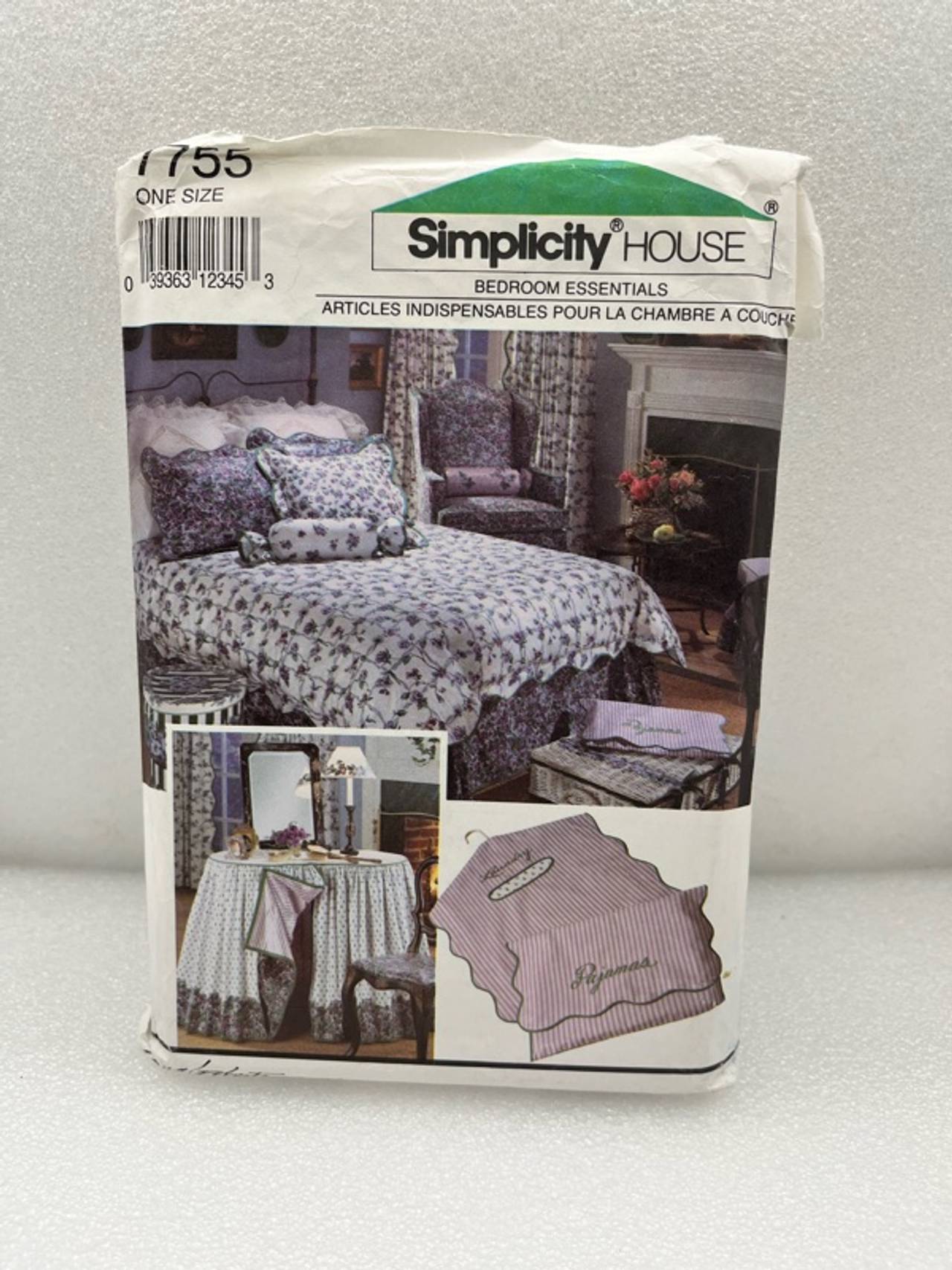 Simplicity 7755 Bedroom Essentials Sewing Pattern