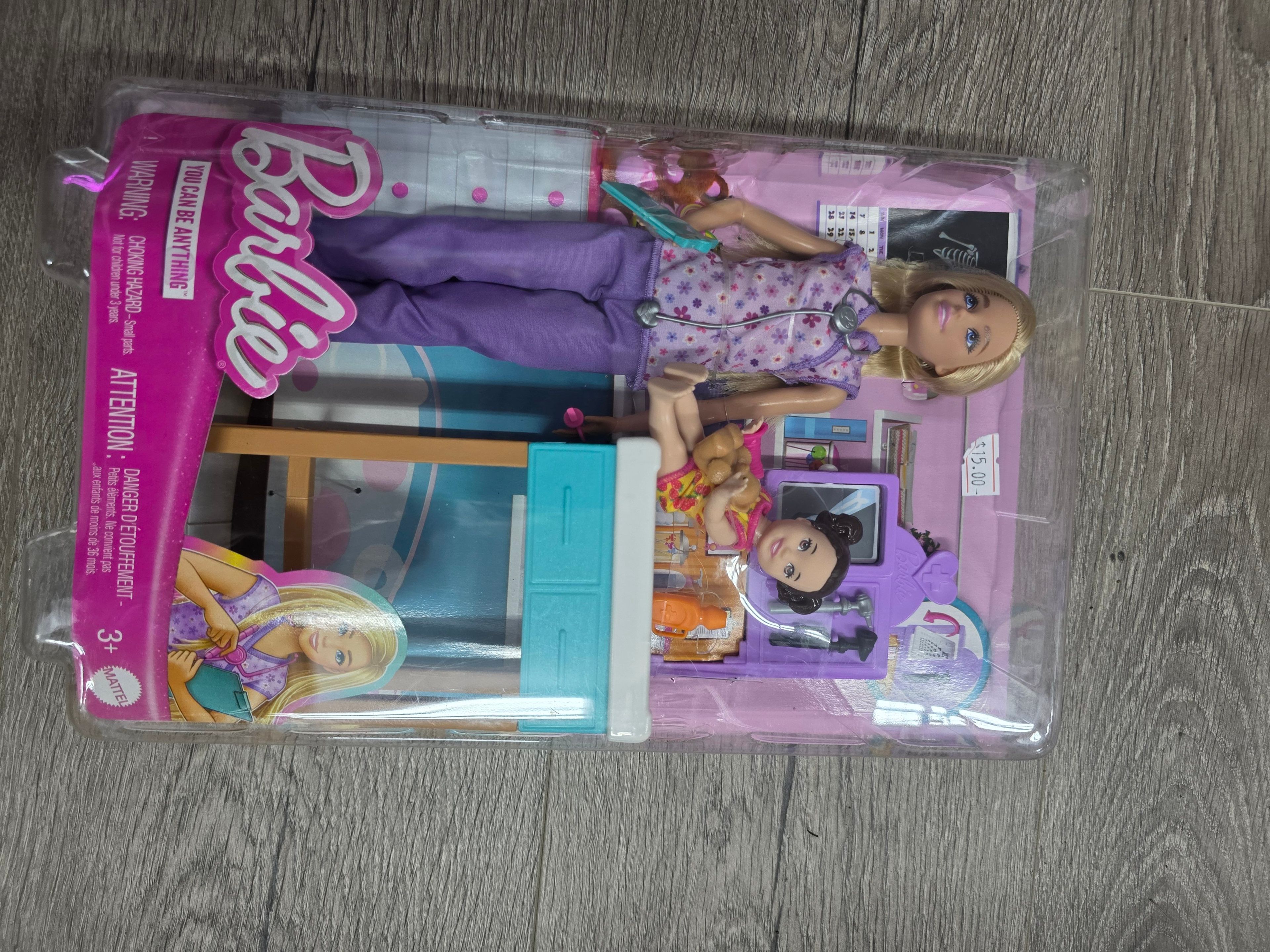 Barbie Baby Doctor Playset with Blonde Doll