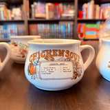 Vintage Ceramic Recipe Soup Mugs - Image 2