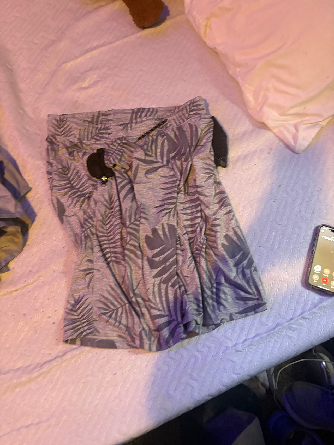 Men's Tropical Print Swim Trunks