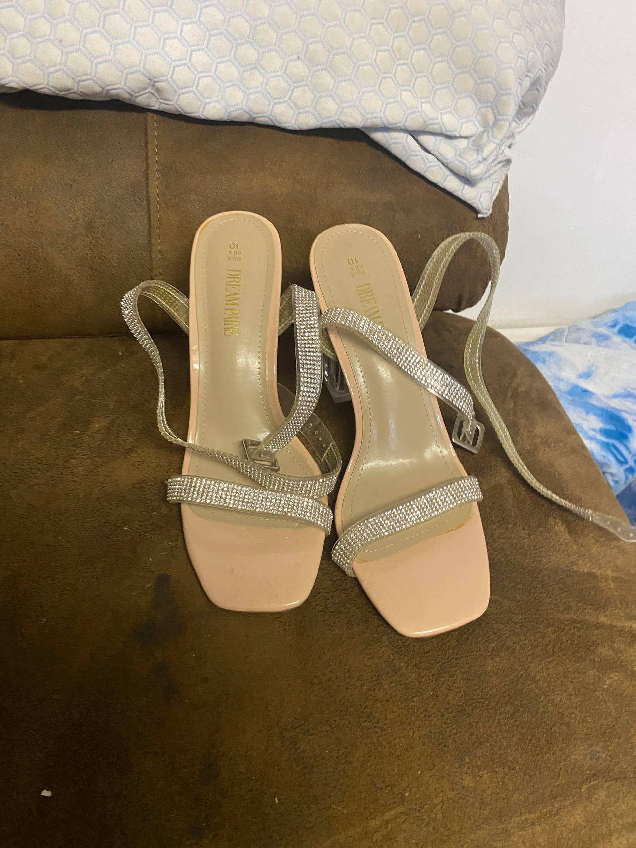 Steve Madden Women's Rhinestone Strappy Heeled Sandals