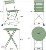 Grand Patio Premium Steel Bistro Set - Image 2