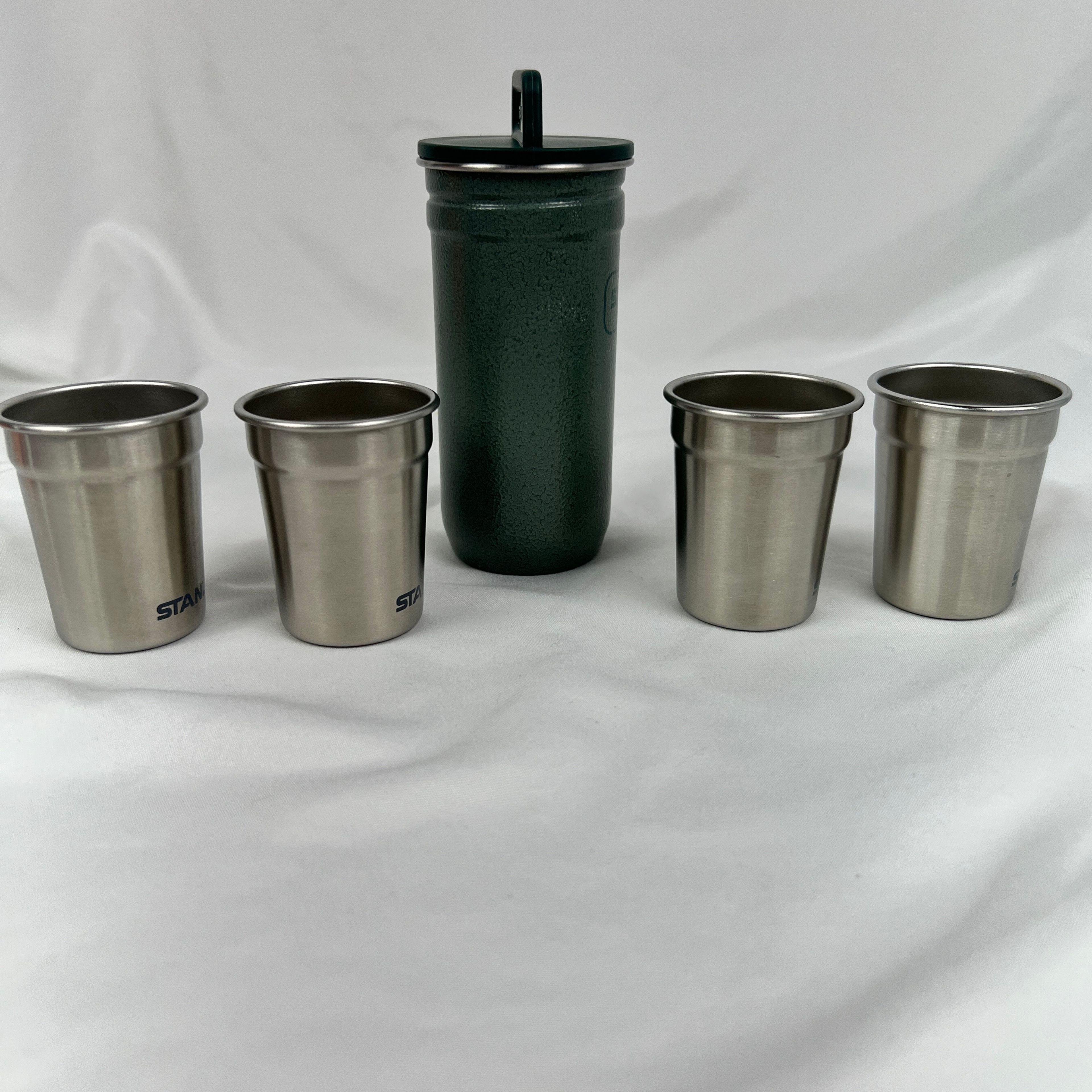 Stanley Shot Glasses Stainless Steel Packable Nested Set Hammerton Green - Image 9