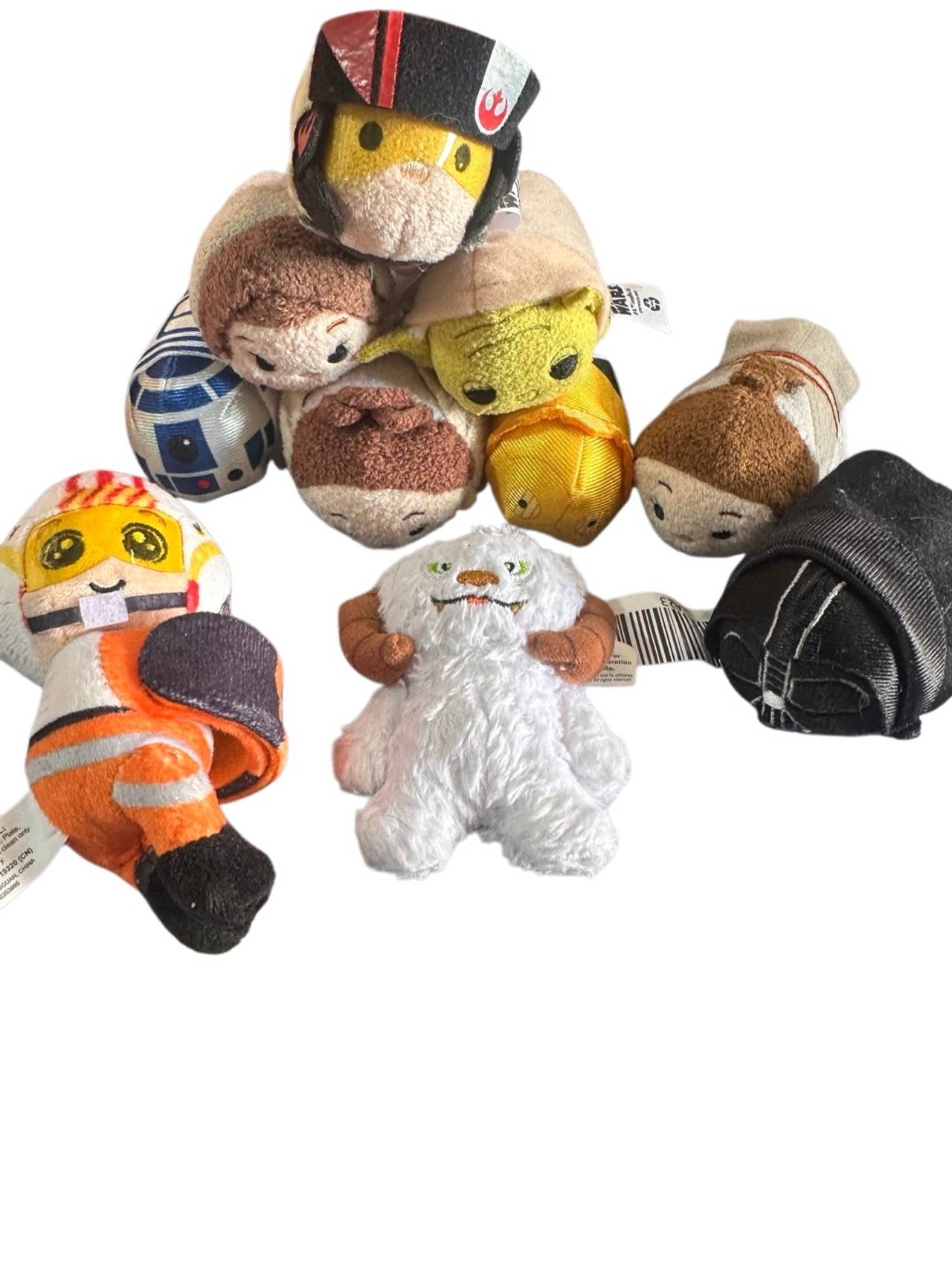 Disney Star Wars Tsum Tsum Mini Plush Lot. Disney Store/Parks.  retired. 29325
