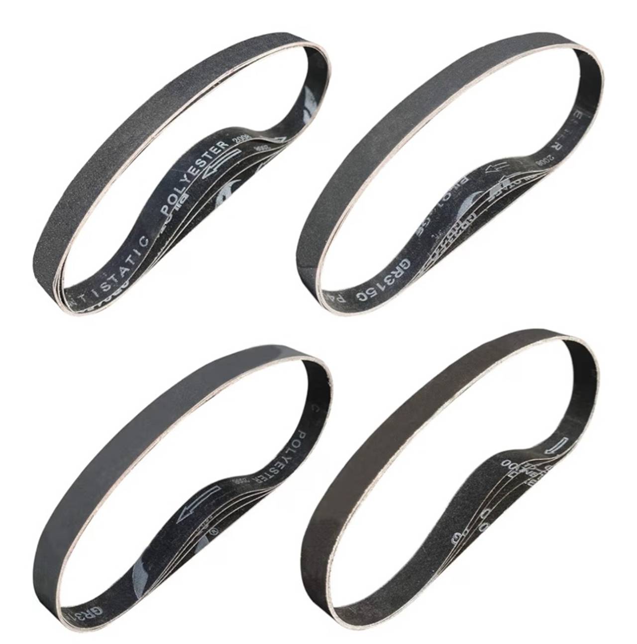 SACKORANGE 20 Pack 1 x 30 Inch Silicon Carbide Sanding Belts 400 Grit