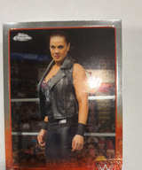 2014 Topps Chrome WWE Tamina Snuka Orange Refractor /99 #44 - Image 1