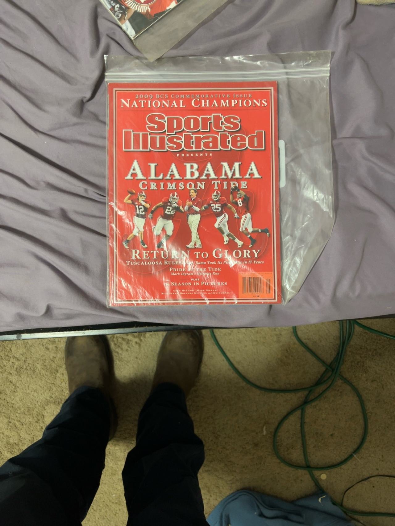 Sports Illustrated University of Alabama 2010 BCS National Champions Poster