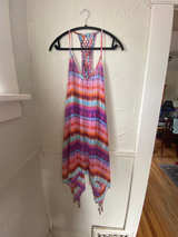 Tie-Dye Beach Cover Up Dress - Image 1