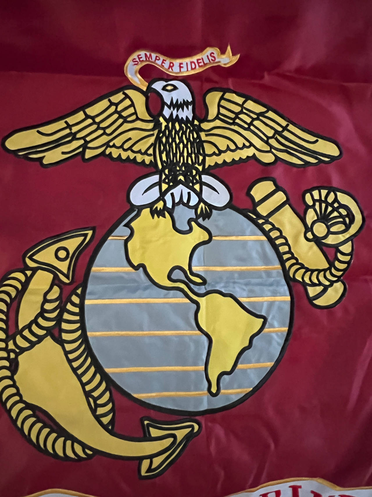 USMC Flag 3x5 - Rough Tex UV Protected Waterproof - Brand New